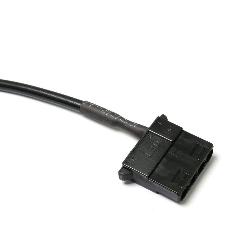 RLECS Female DC Power Supply Plug 5.5x2.1mm to 12V 4Pin Molex Power Adapter Round Cable - Image 3